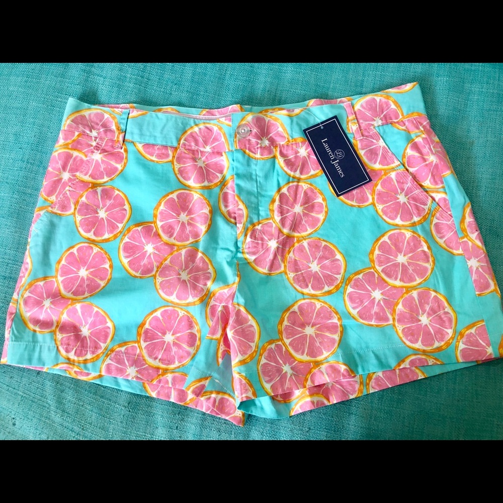 Lauren James Grapefruit Shorts